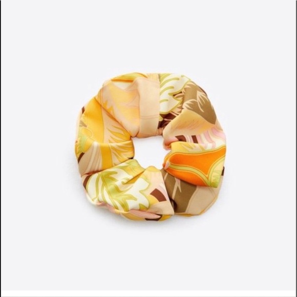 Zara Accessories Yellow Zara Scrunchie Poshmark